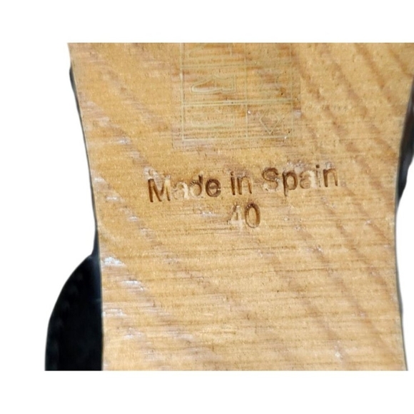 Free People Culver City Clog Black Leather Studs EU 40 US 10 - Picture 11 of 13